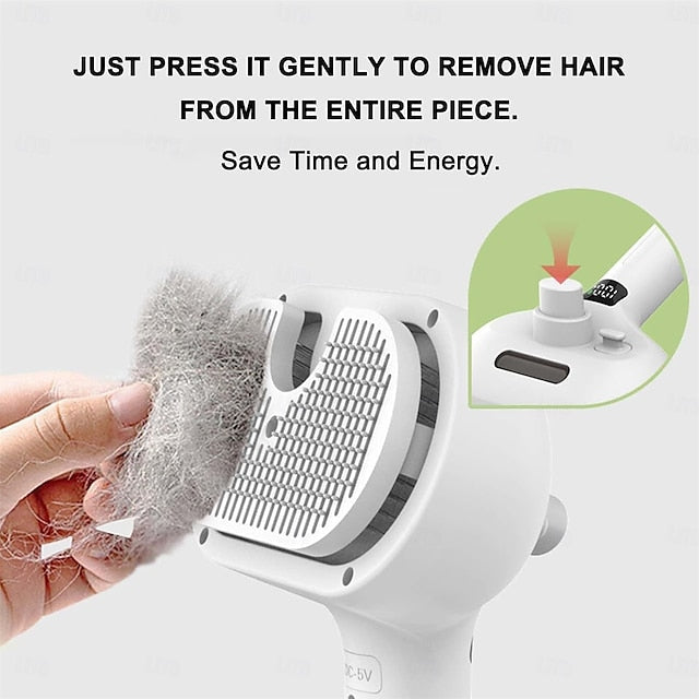 Gentle Pet Grooming Brush for Cats and Dogs