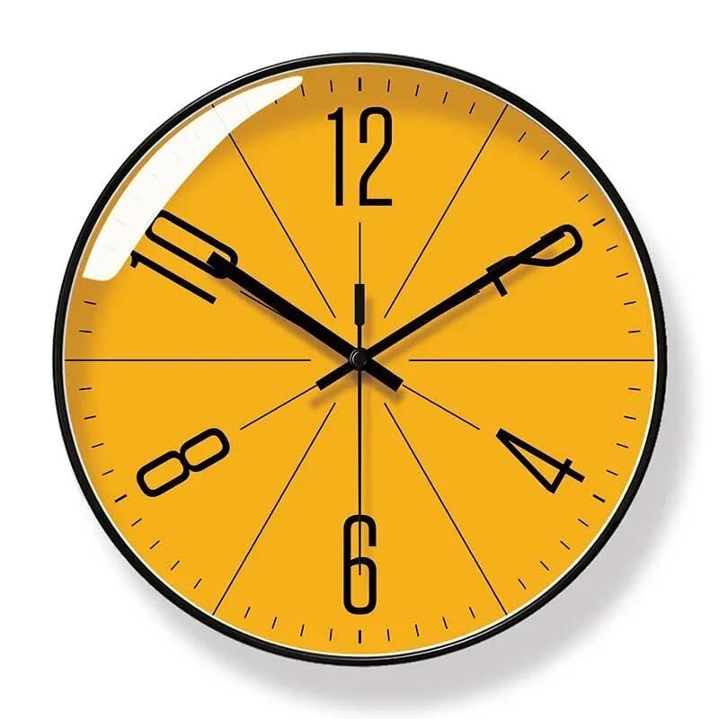 Minimalist Design Wall Clock for Quiet Environments