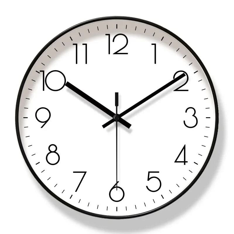 Minimalist Design Wall Clock for Quiet Environments