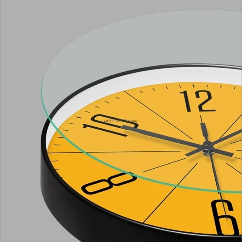 Minimalist Design Wall Clock for Quiet Environments