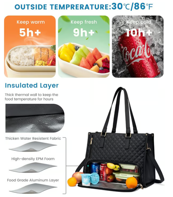 Insulated Laptop and Lunch Bag