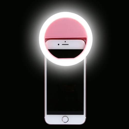 Clip-On LED Ring Light for Photos and Videos – Portable Lighting for Selfies and Calls