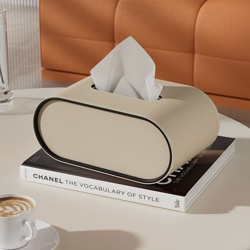 EliteLuxe - Leather Tissue Box Cover