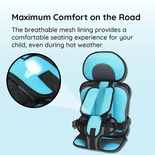 Portable & Foldable Child Car Booster Seat