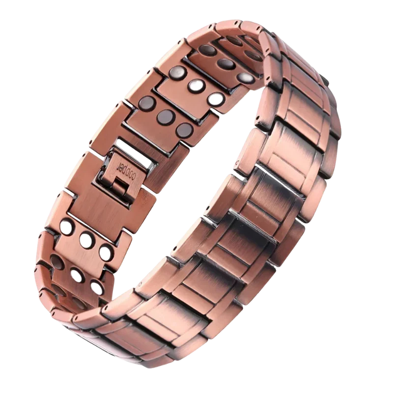 Pure Copper Magnetic Therapy Bracelet for Fatigue & Circulation