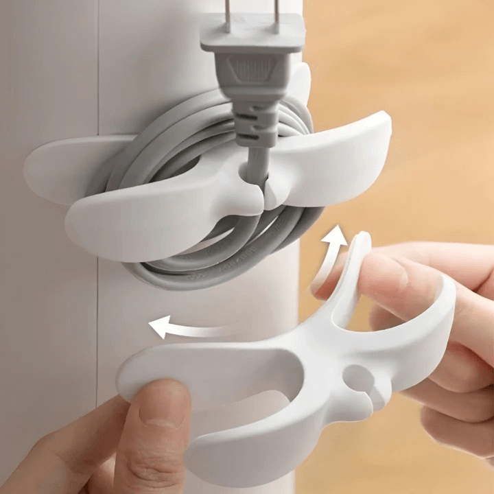CordHold Self-Adhesive Cable Organizer Set for Clean Cable Management
