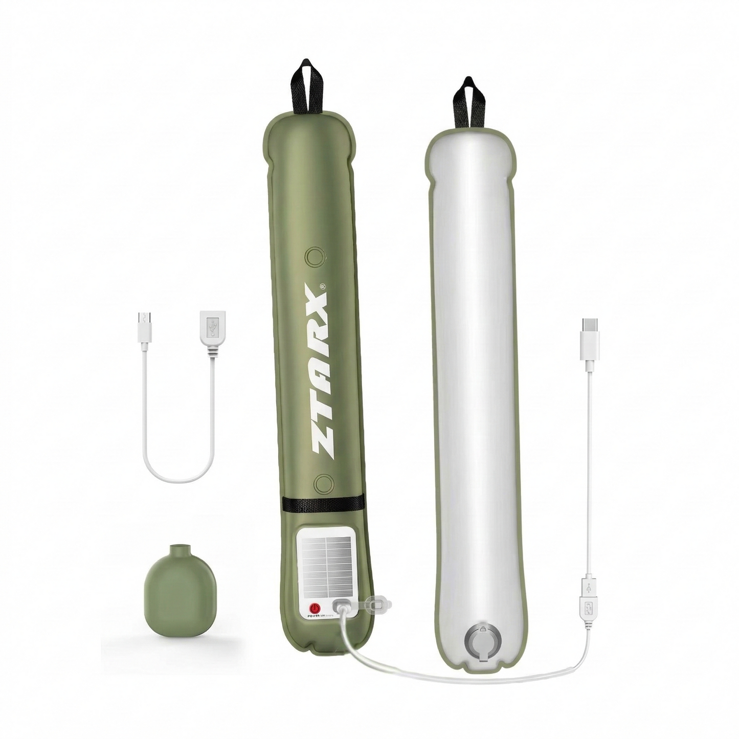 LED Waterproof Lantern for Camping - Inflatable Solar Light