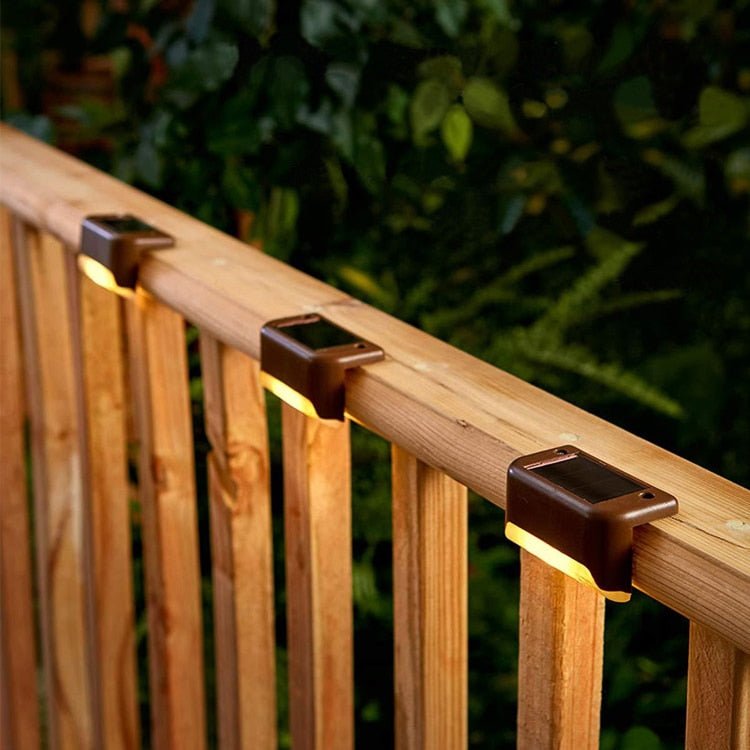 Solar Waterproof Stair Lights for Garden & Patio Decor