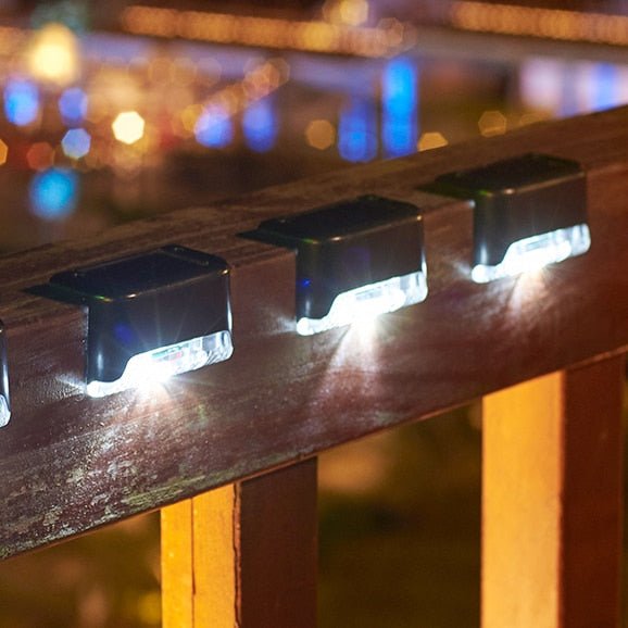 Solar Waterproof Stair Lights for Garden & Patio Decor