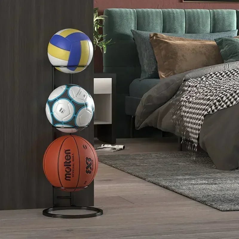 Compact Sports Ball Organizer Rack – Storage Solution for Home, Garage, Gym