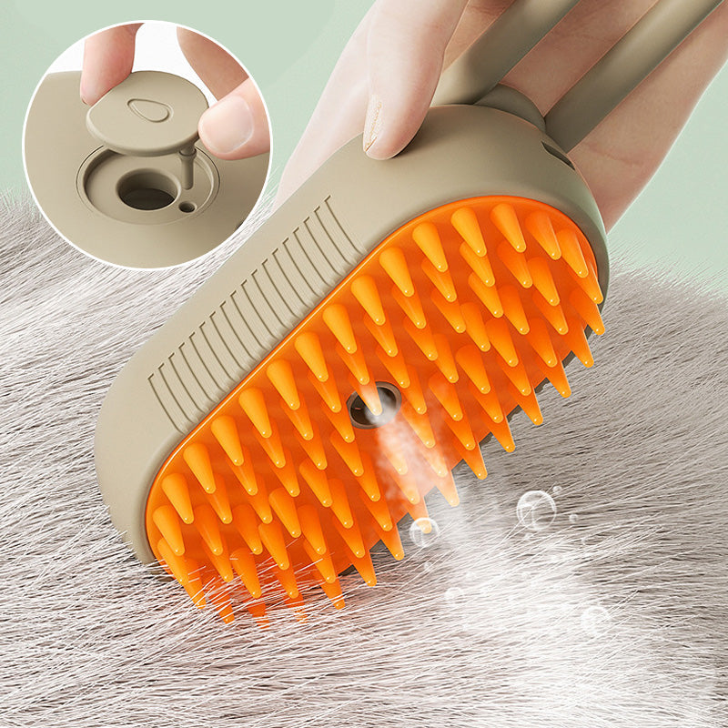 All-in-One Spray Dematting Massage Brush for Dogs & Cats