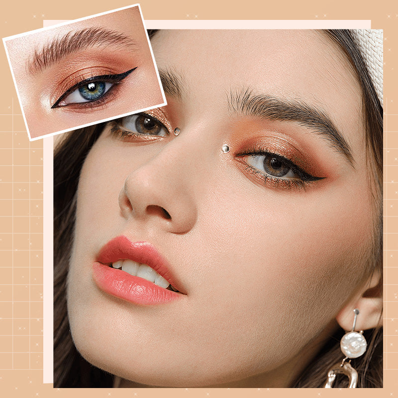 10-Color Glitter Eyeshadow Palette for Eye Makeup