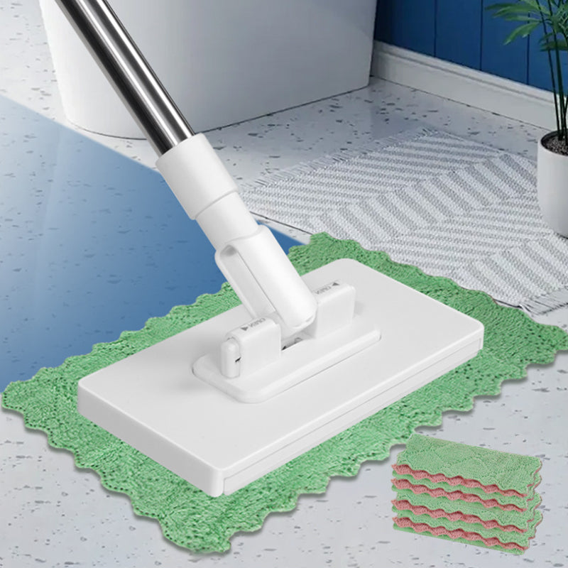 Disposable Dust Mop with 4 Washable Cleaning Cloths