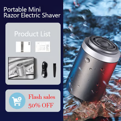 Mini Electric Shaver for Men & Travel Grooming