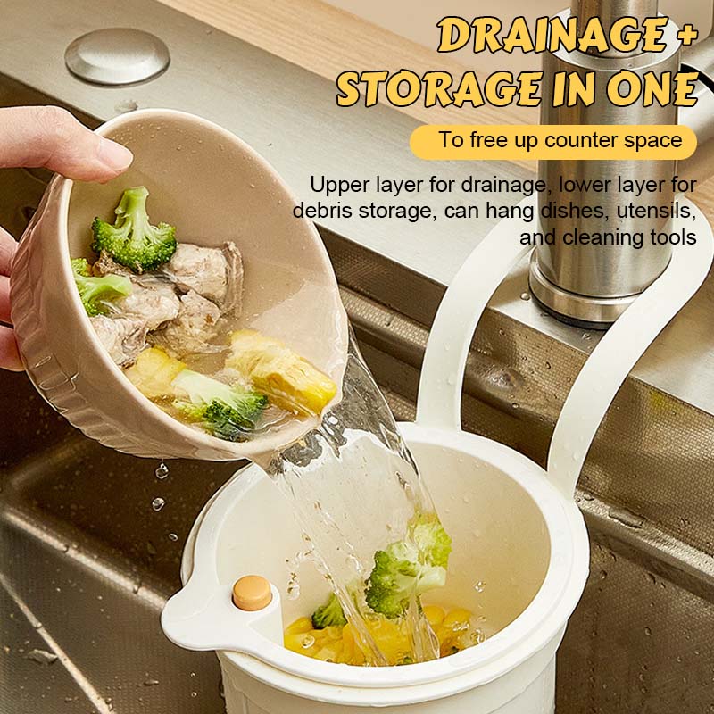 SinkSage™ | Multifunctional Drip Basket for Clean SInks