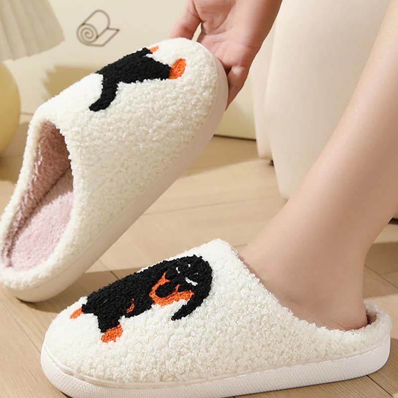 Cozy and Warm Winter Slippers for Dachshunds