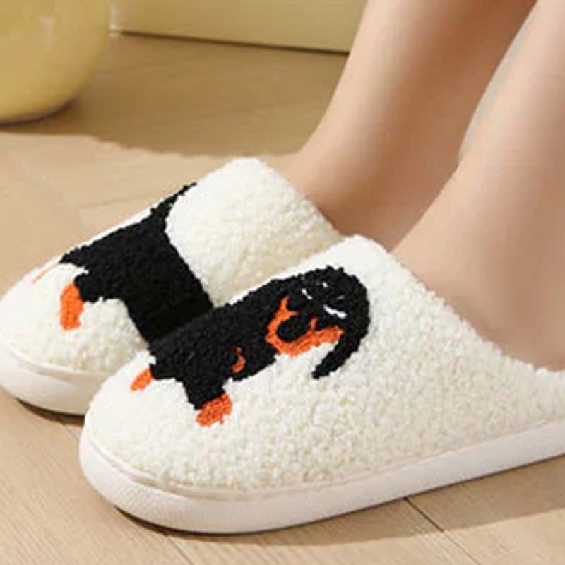 Cozy and Warm Winter Slippers for Dachshunds