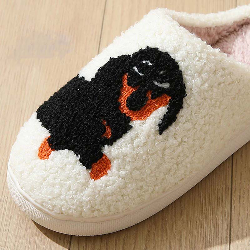 Cozy and Warm Winter Slippers for Dachshunds