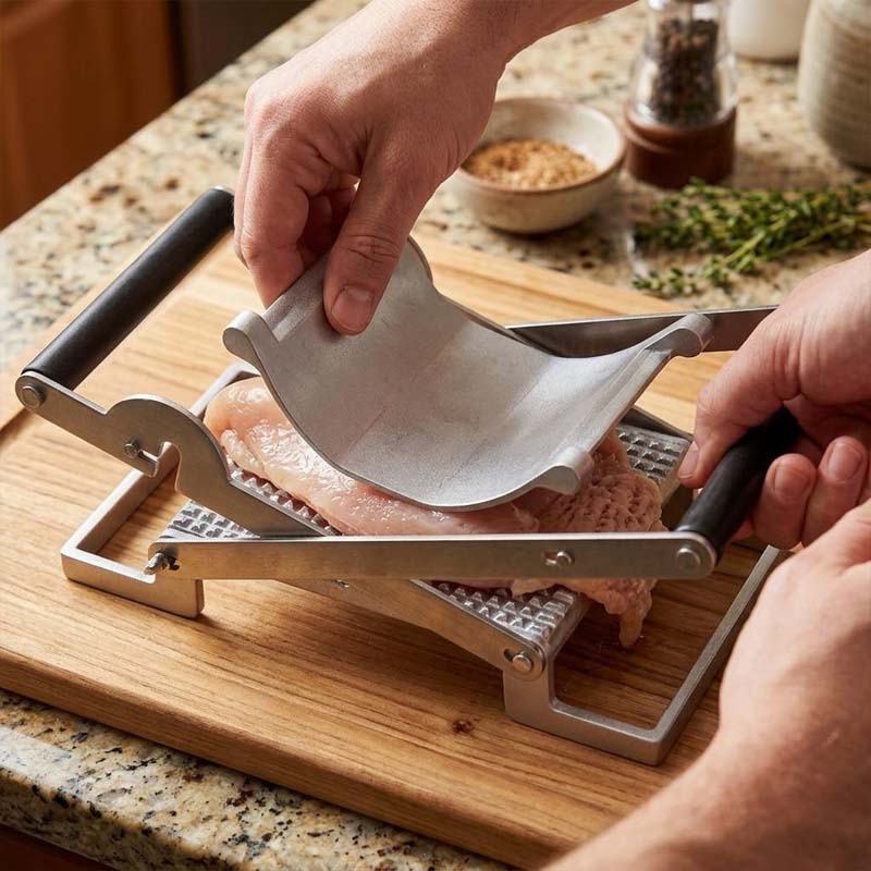 Long-lasting Meat Press for Evenly Shaped Cutlets