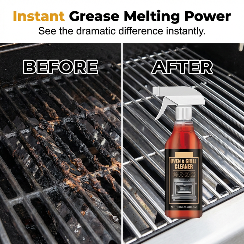 Grill Degreaser Spray – Powerful Grease Remover