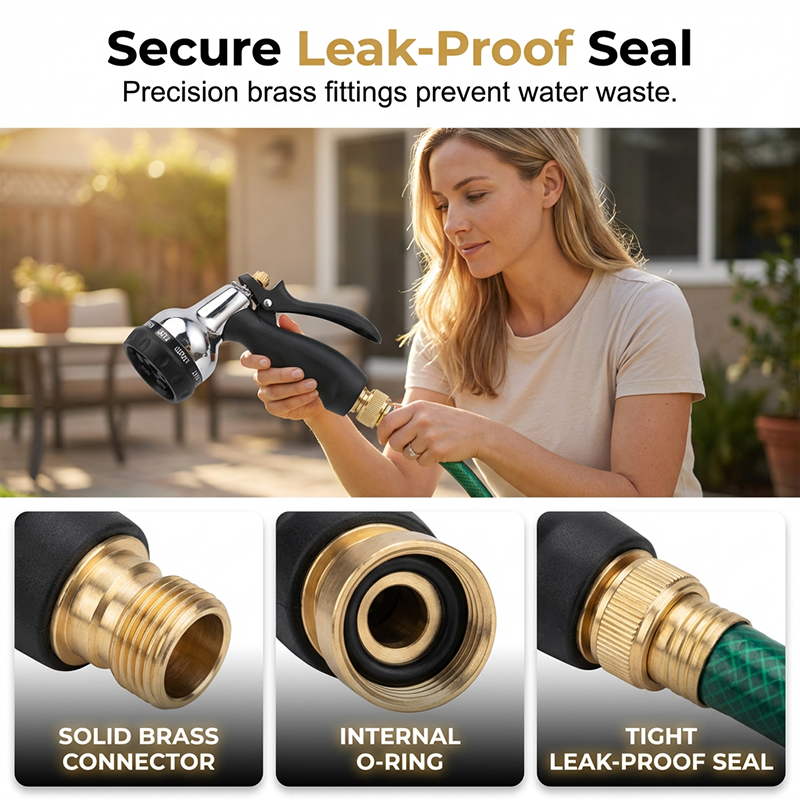 High-Pressure Metal Garden Hose Spray Gun