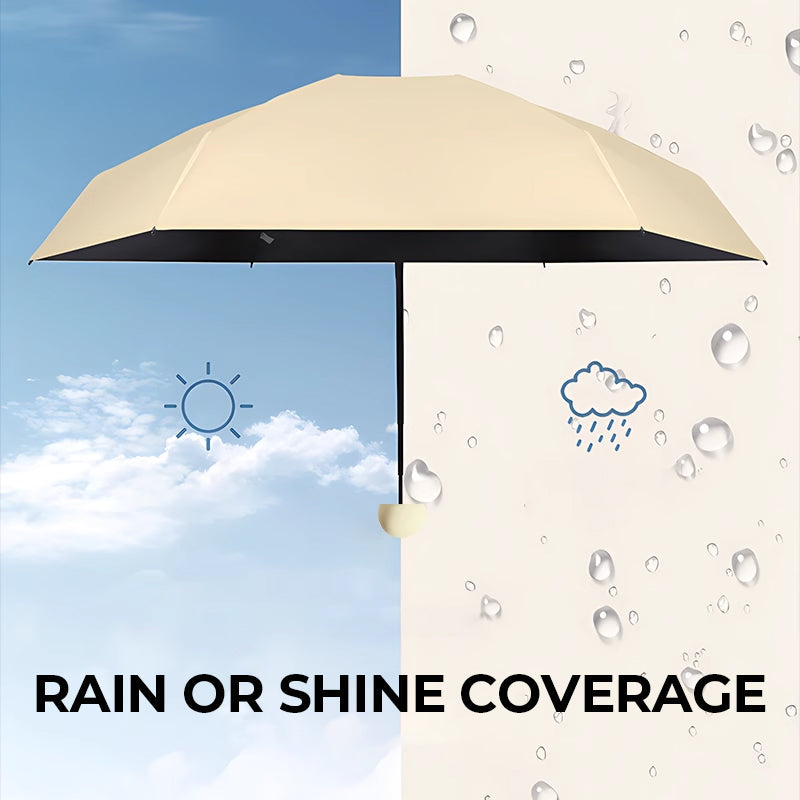 Compact Pocket Umbrella with UV Protection UPF50+