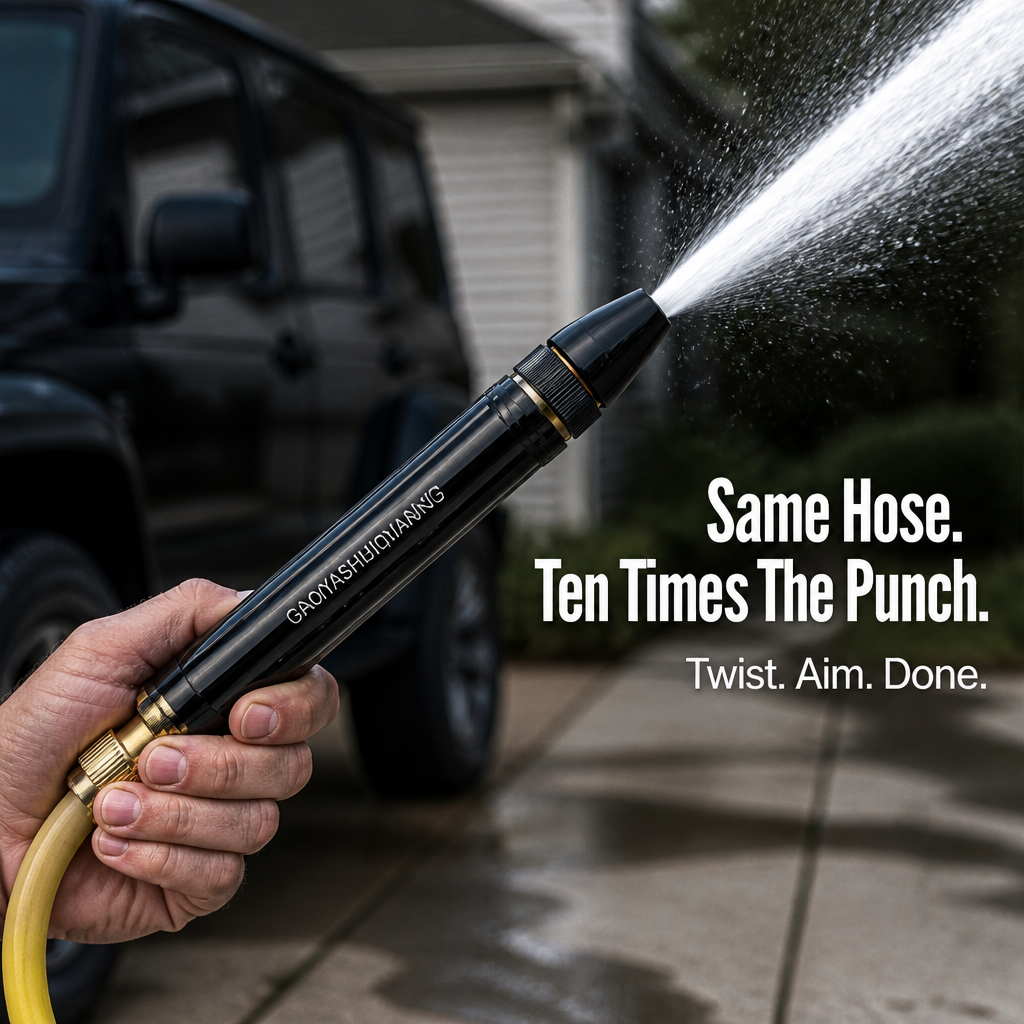 HydroMax™ — Turn Your Garden Hose Into a Driveway-Blasting Power Cannon
