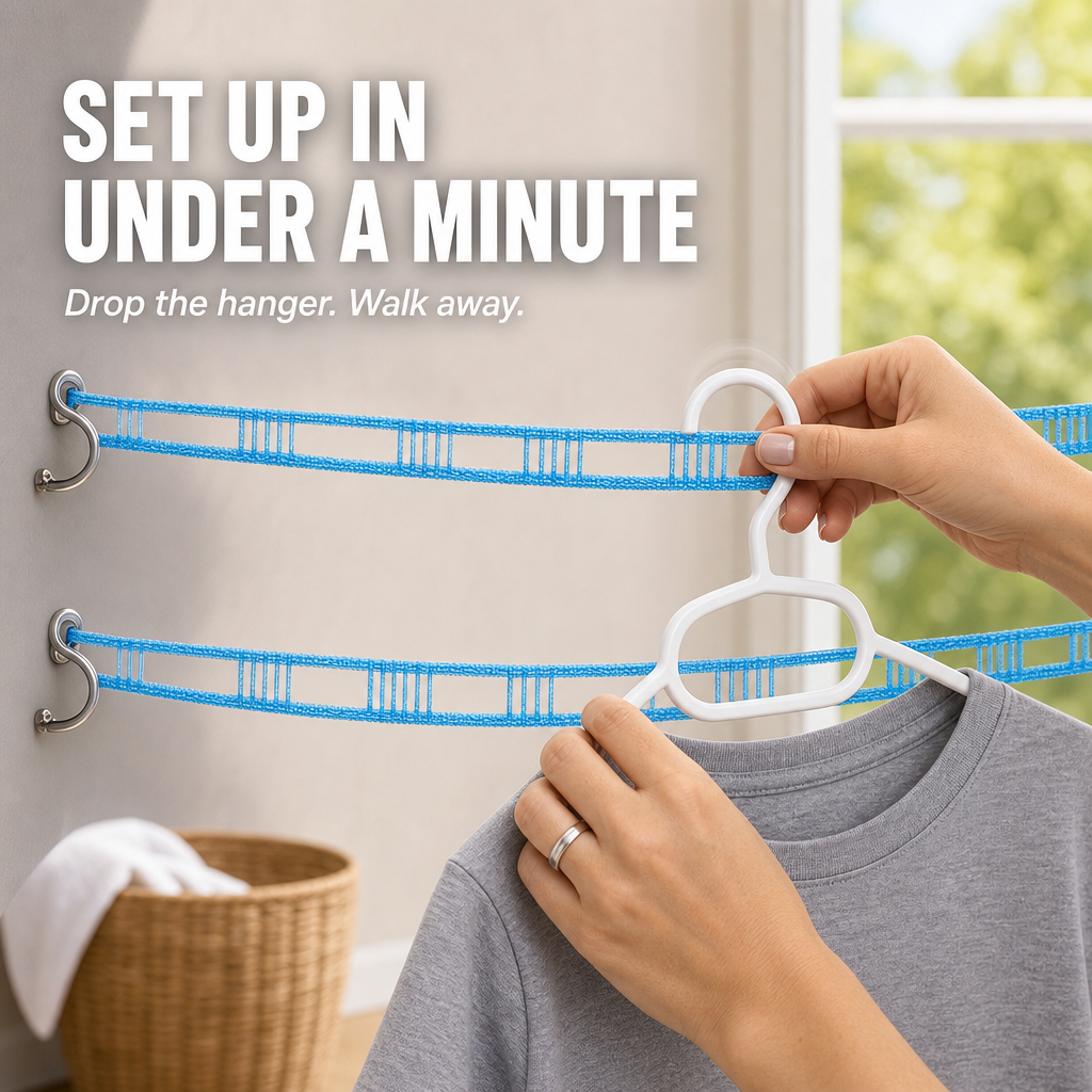 BreezeGuard™ — Lock Every Shirt Down So Wind Can't Touch Your Laundry