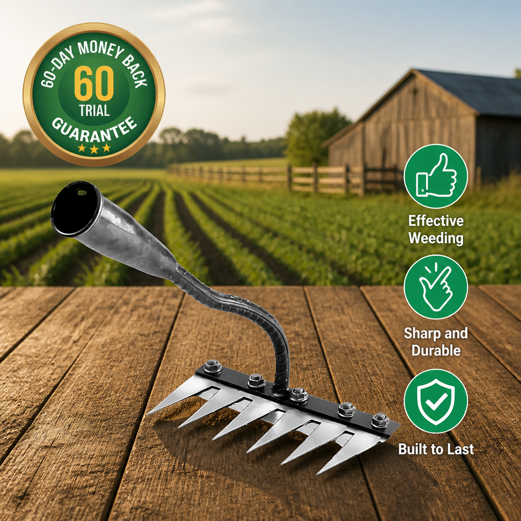 Kiméo™ — Yank Out Stubborn Weeds Roots-and-All in One Pull | Free Gloves & 60-Day Trial