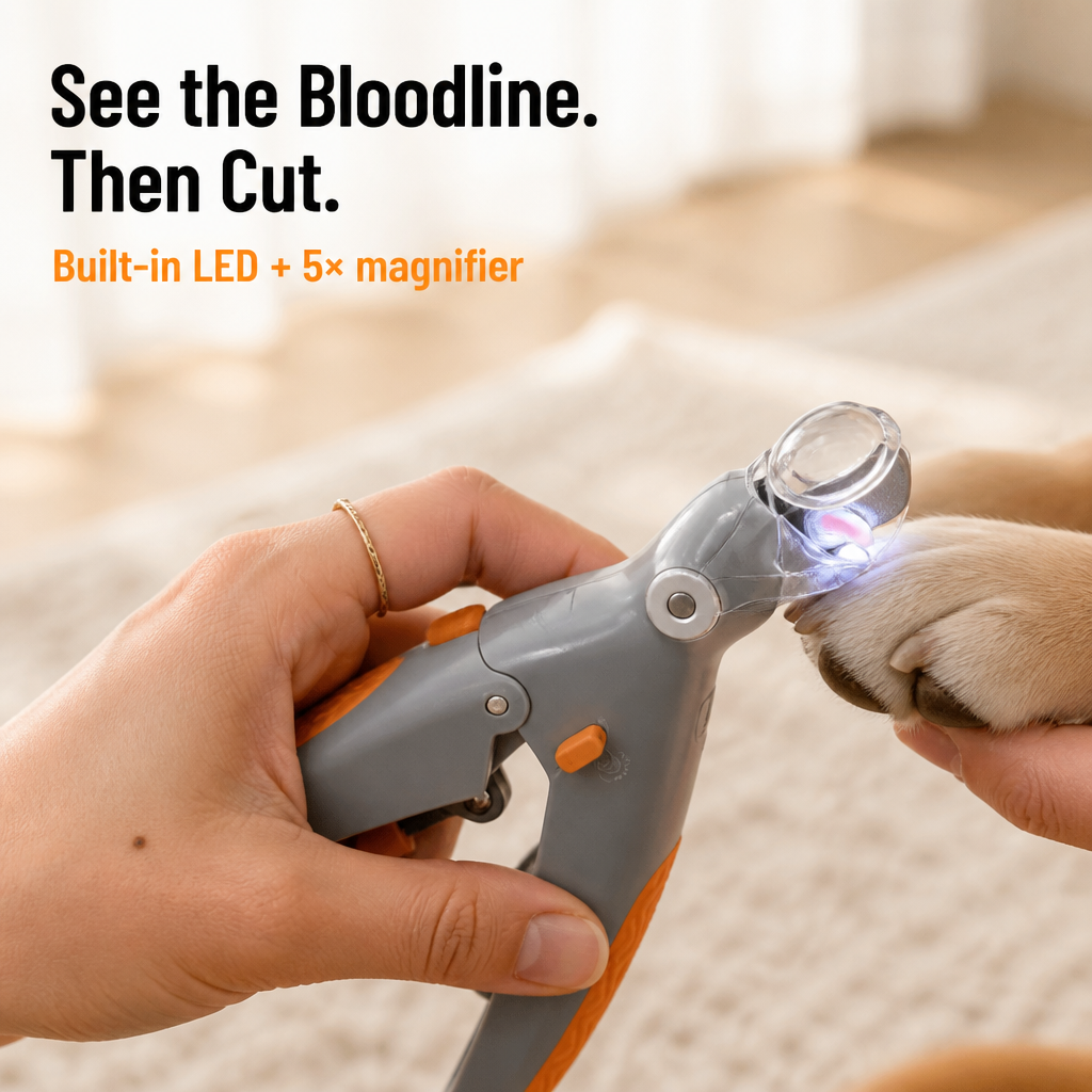 LumeTrim™ — See the Bloodline and Cut Pet Nails Without Fear