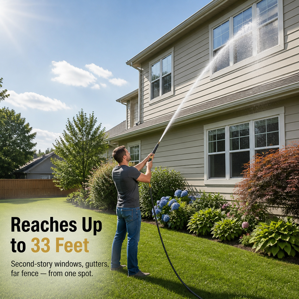 Hydrolance™ — Power-Wash Patios, Cars & Bikes Without the Pressure Washer Bill
