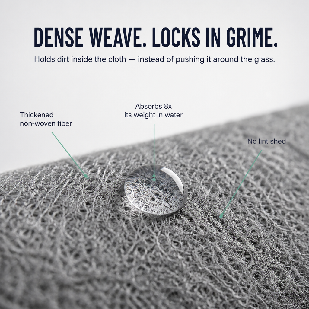 LumaClean™ — Wipe Glass, Mirrors & Car Windows Streak-Free Using Just Water