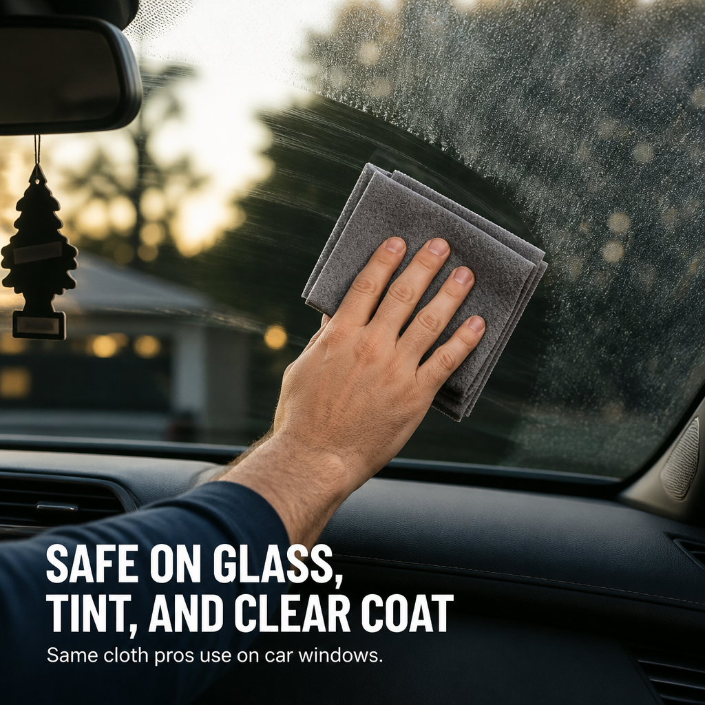 LumaClean™ — Wipe Glass, Mirrors & Car Windows Streak-Free Using Just Water