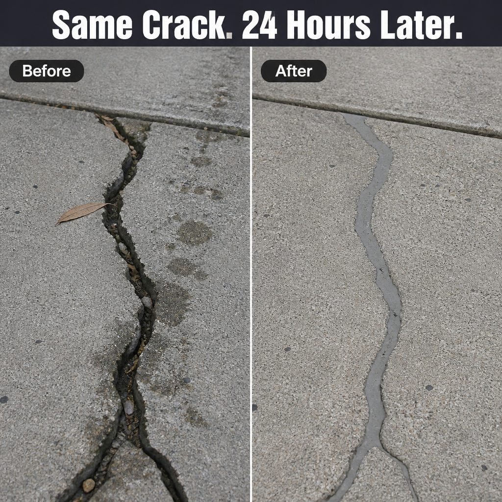 CrackVault — Fill, Seal & Waterproof Concrete Cracks In Under 10 Minutes
