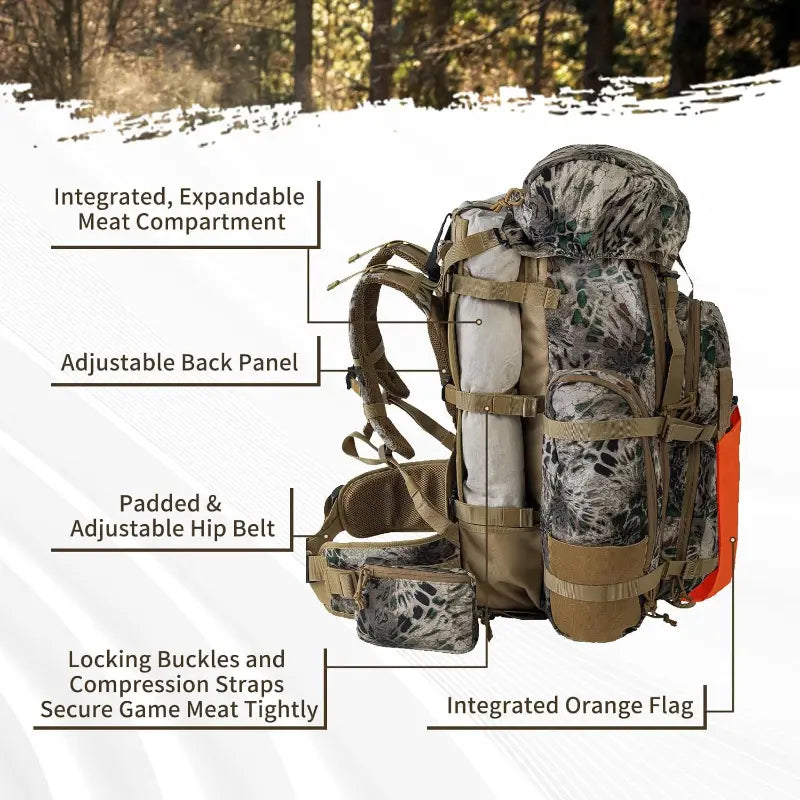 Outdoor Camo Backpack for Tactical Hunting