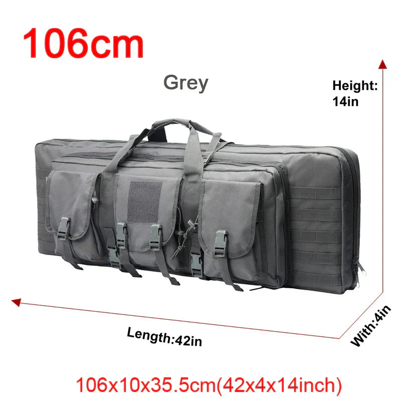 Gun Case and Tactical Backpack for Two Rifles
