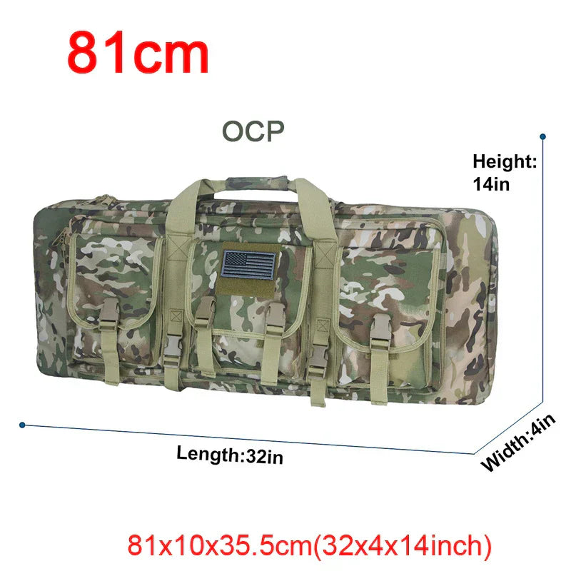 Gun Case and Tactical Backpack for Two Rifles
