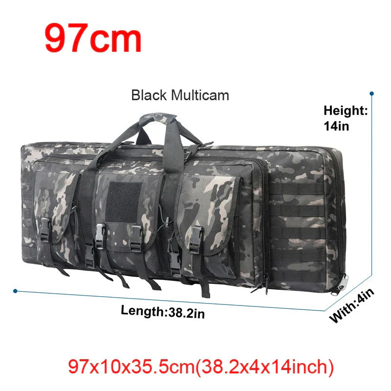 Gun Case and Tactical Backpack for Two Rifles
