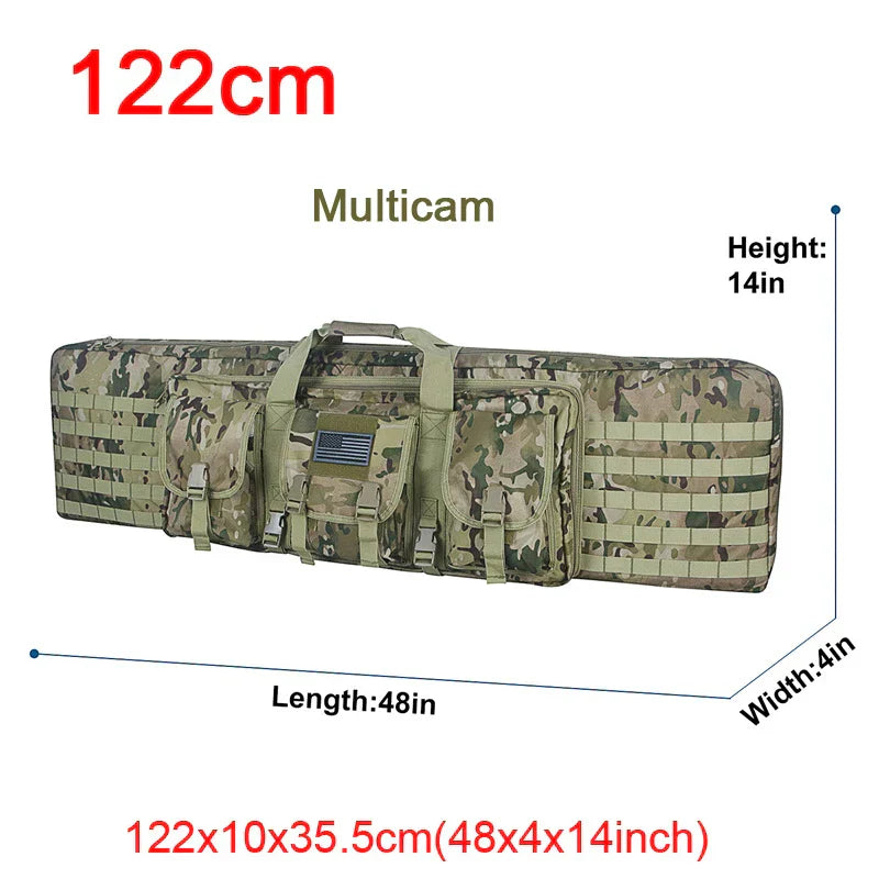 Gun Case and Tactical Backpack for Two Rifles