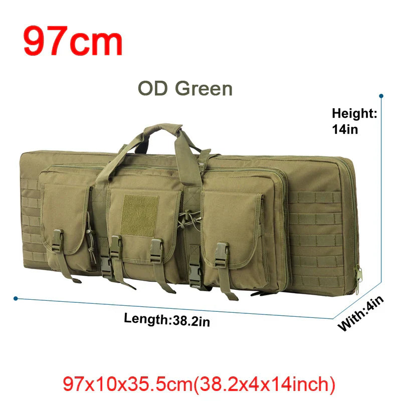 Gun Case and Tactical Backpack for Two Rifles