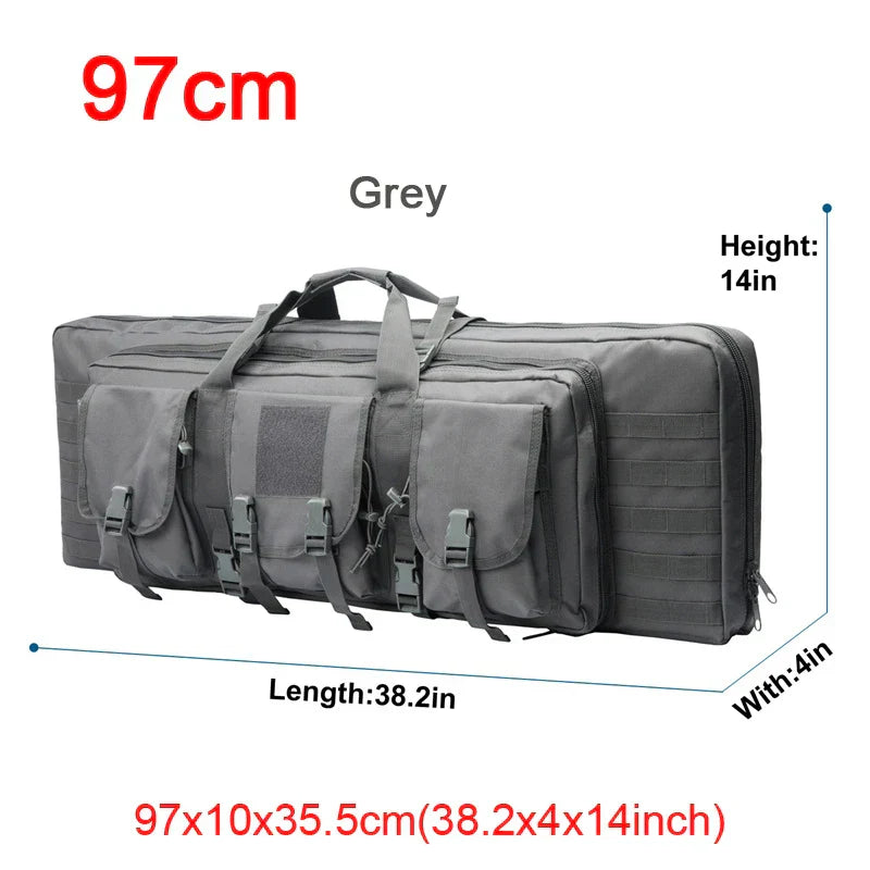 Gun Case and Tactical Backpack for Two Rifles