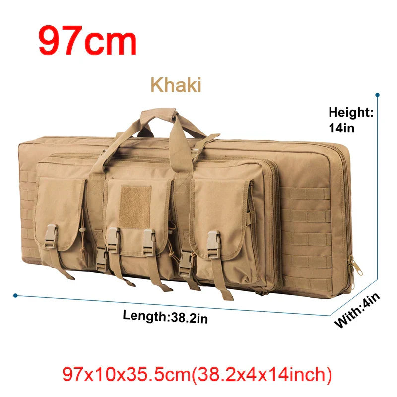 Gun Case and Tactical Backpack for Two Rifles