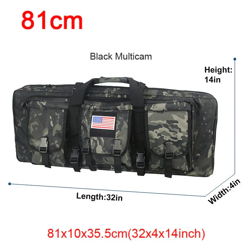 Gun Case and Tactical Backpack for Two Rifles