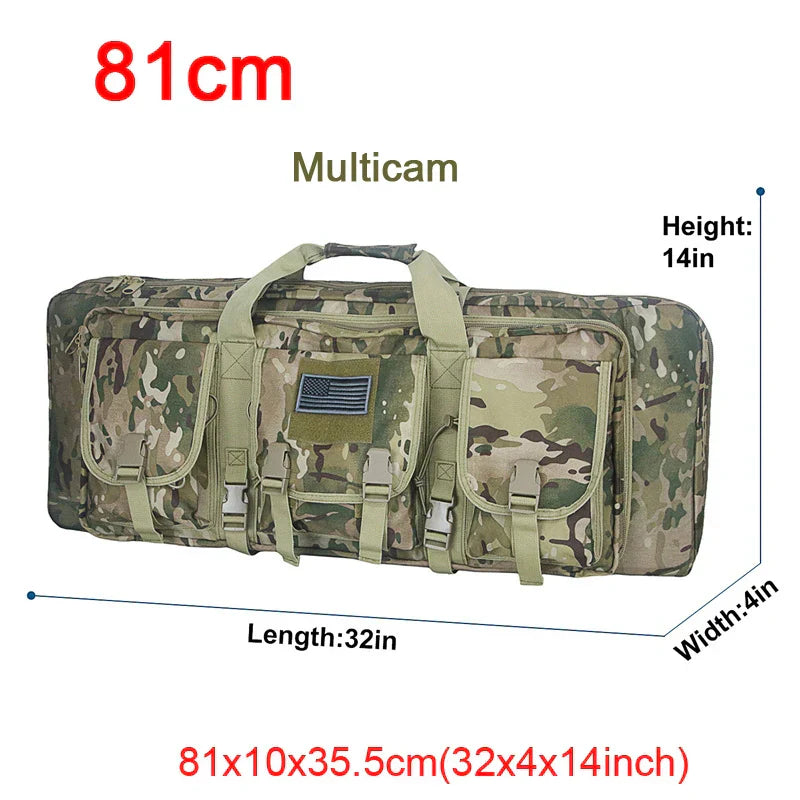 Gun Case and Tactical Backpack for Two Rifles