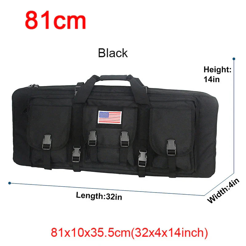 Gun Case and Tactical Backpack for Two Rifles