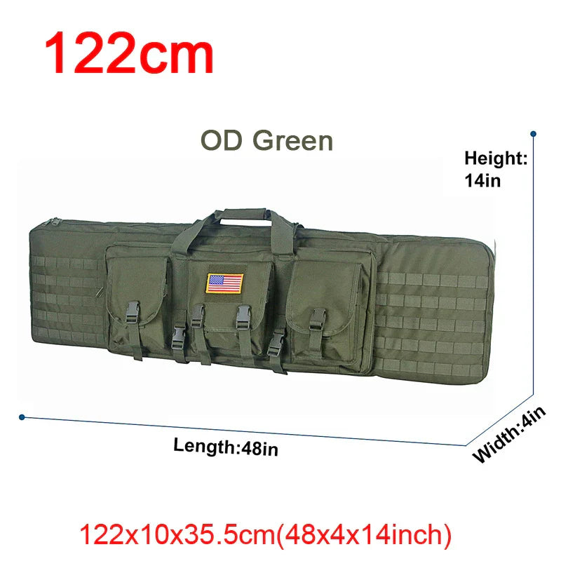 Gun Case and Tactical Backpack for Two Rifles