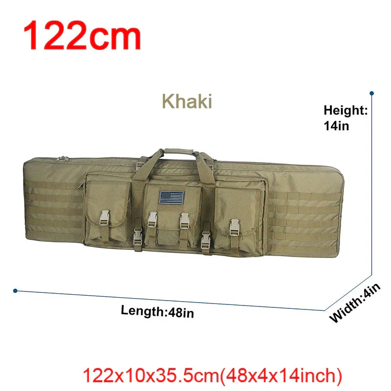 Gun Case and Tactical Backpack for Two Rifles