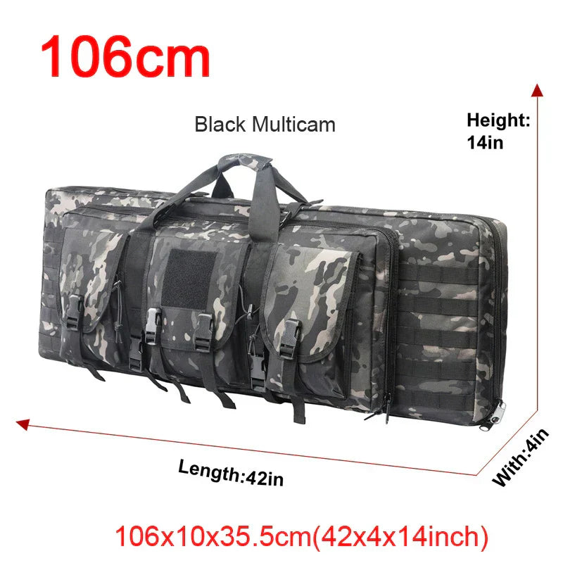 Gun Case and Tactical Backpack for Two Rifles
