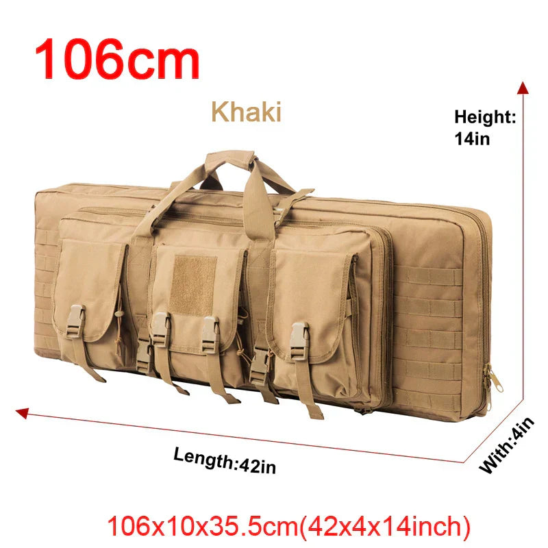 Gun Case and Tactical Backpack for Two Rifles
