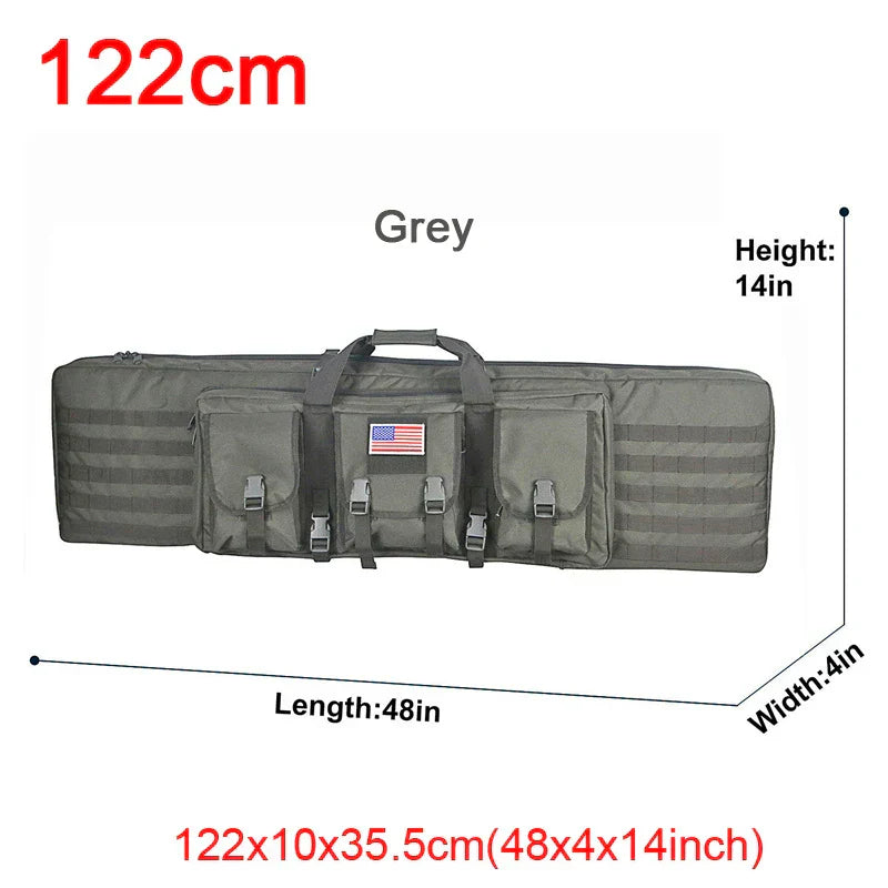 Gun Case and Tactical Backpack for Two Rifles